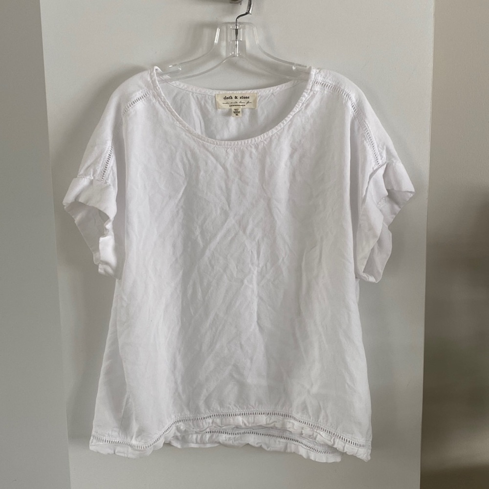 Cloth & Stone White Blouse